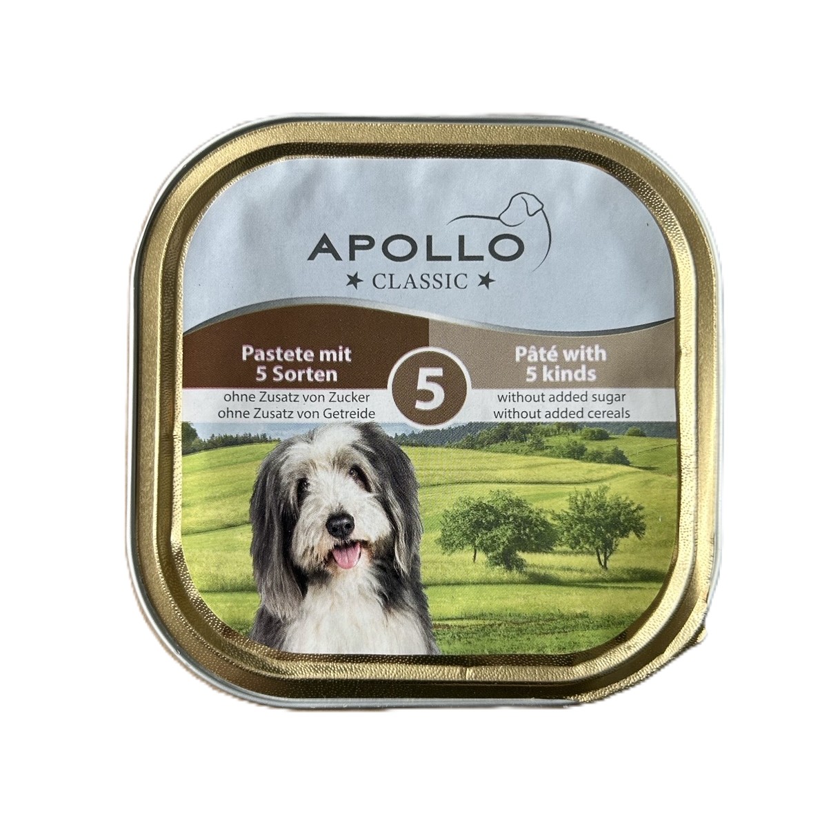 Apollo Hundefutter Adult Pastete mit 5 Sorten 300g.jpeg