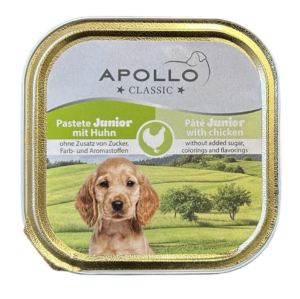 Apollo Hundefutter Junior mit Huhn 150g.png