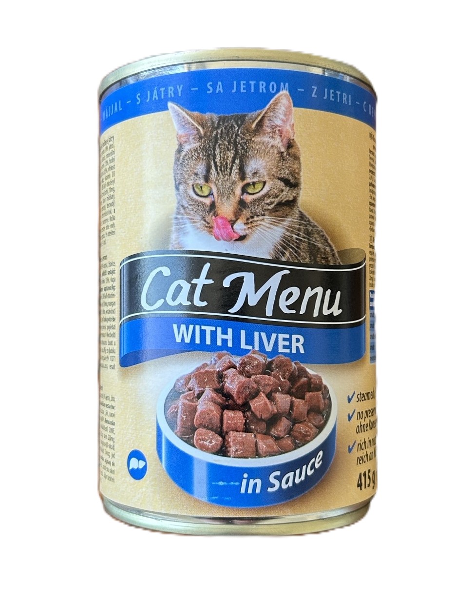 Cat Menü Katzenfutter mit Leber Stückchen in Soße 415g.jpeg