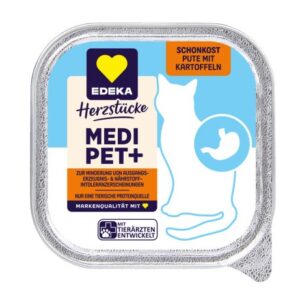 Edeka Katzenfutter MediPet Schonkost Pute mit Kartoffel 100g.jpg