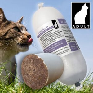 HAPPYFOR CATS Katzenfutter Rinderwurst mit Zucchini, Hüttenkäse & Karotte? 200g (Staffelpreise) - 3.jpg