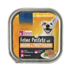 Hundefutter Feine Pastete mit Huhn & Truthahn 150g.jpeg