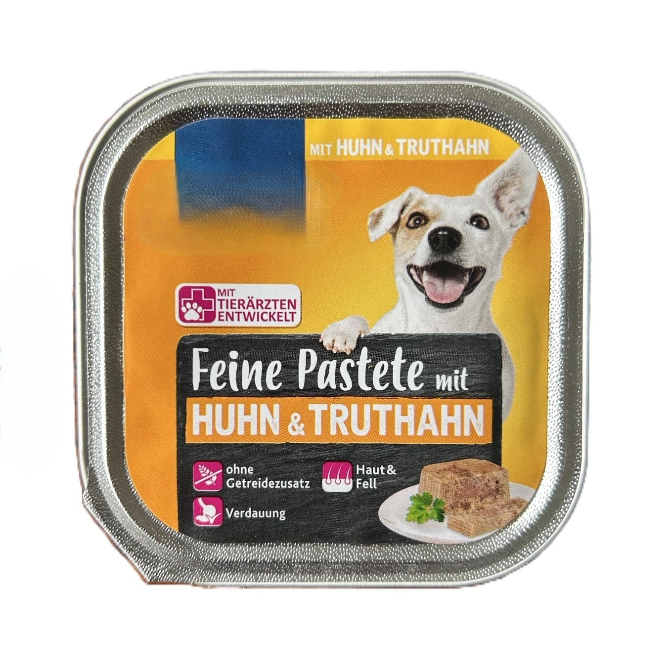 Hundefutter Feine Pastete mit Huhn & Truthahn 150g.jpeg