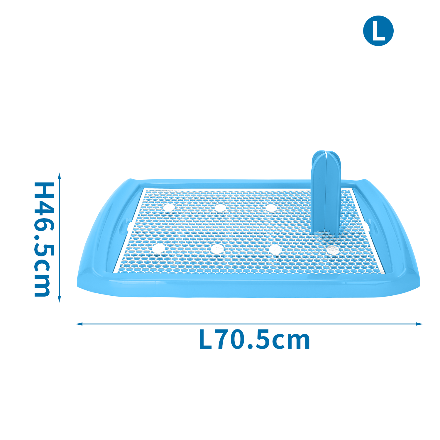 Hundetoilette Blau