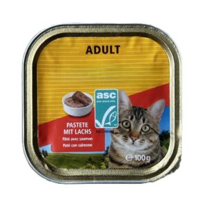 Katzenfutter Adult Pastete mit Lachs 100g.jpeg