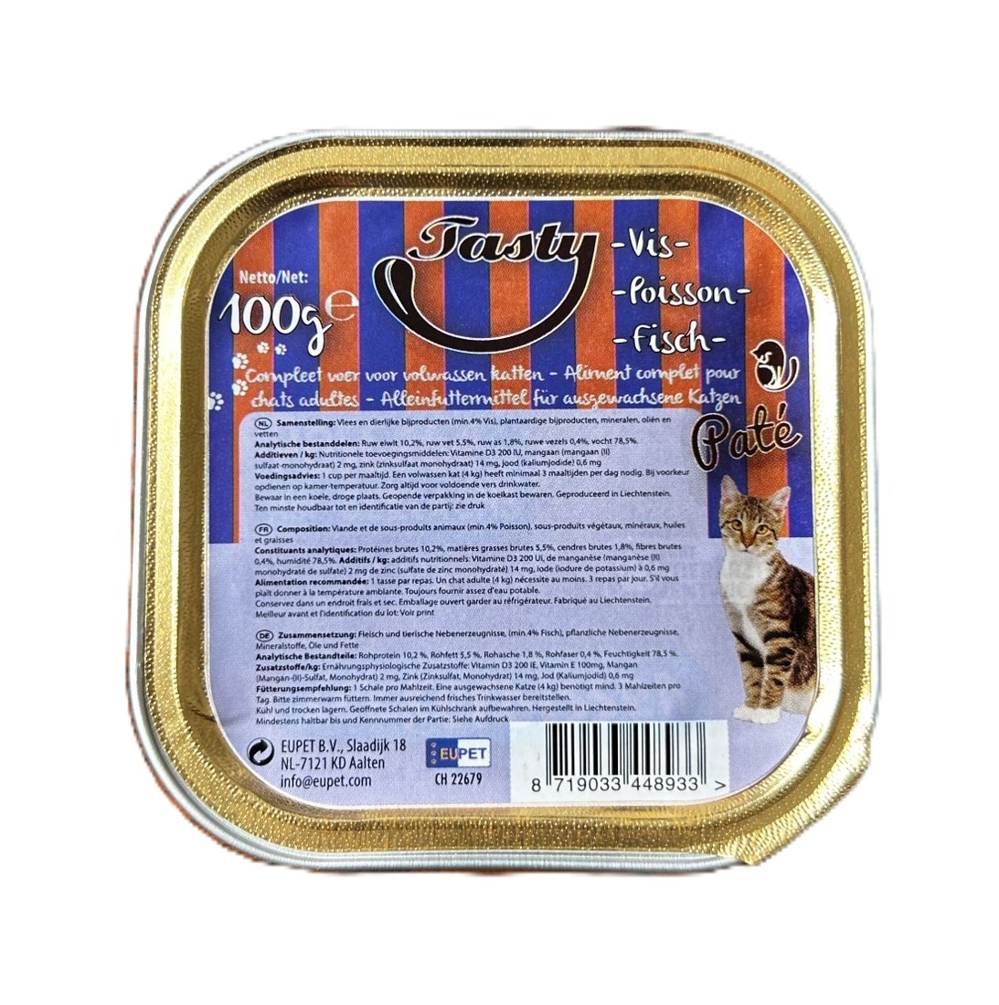 Katzenfutter Pastete mit Fisch 100g.jpeg