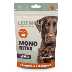 Leitwolf Mono Bites Hunde Snack Lamm 150g.png