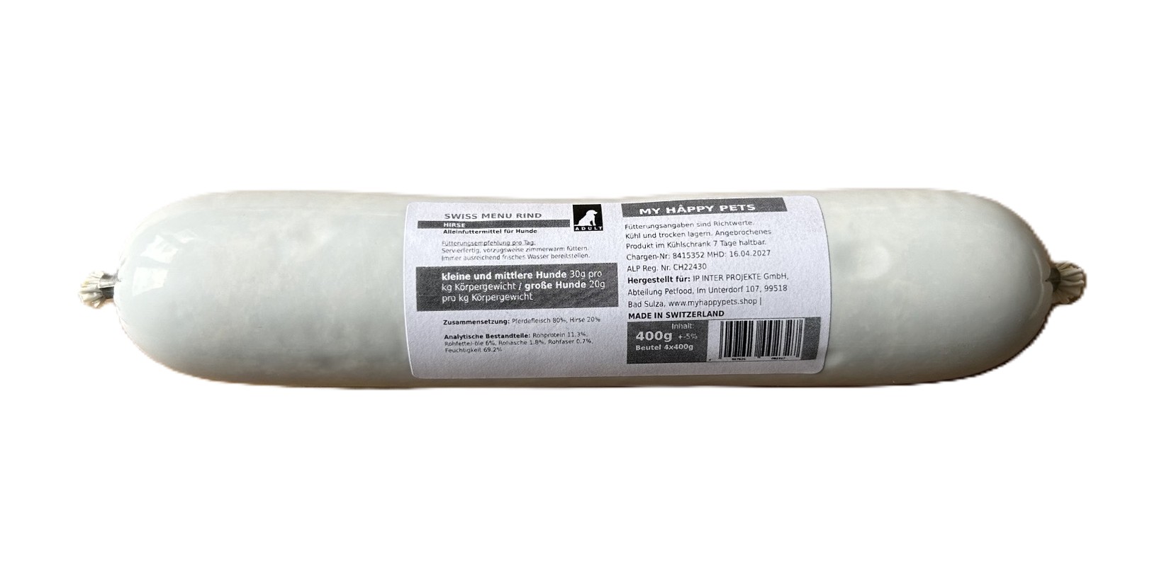 MHP Hunde Menü Schweizer Rind mit Hirse 400g.jpeg