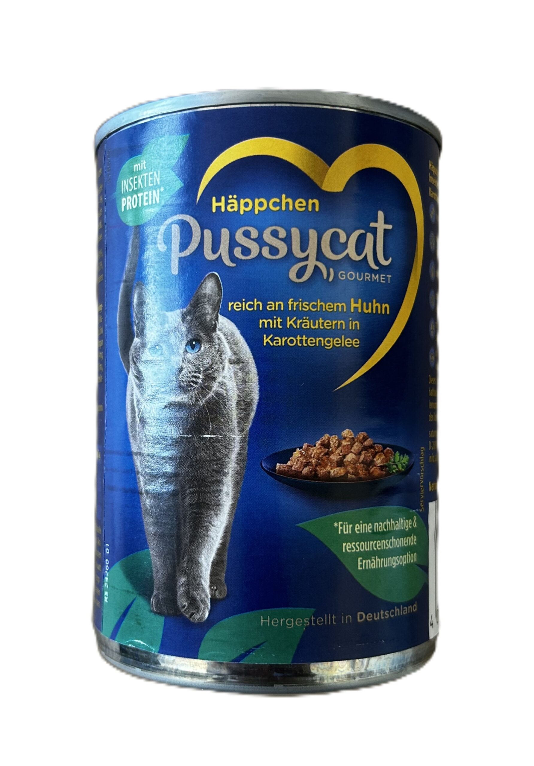 Pussycat Katzenfutter reich an frischem Huhn in Karottengelee 400g.jpeg