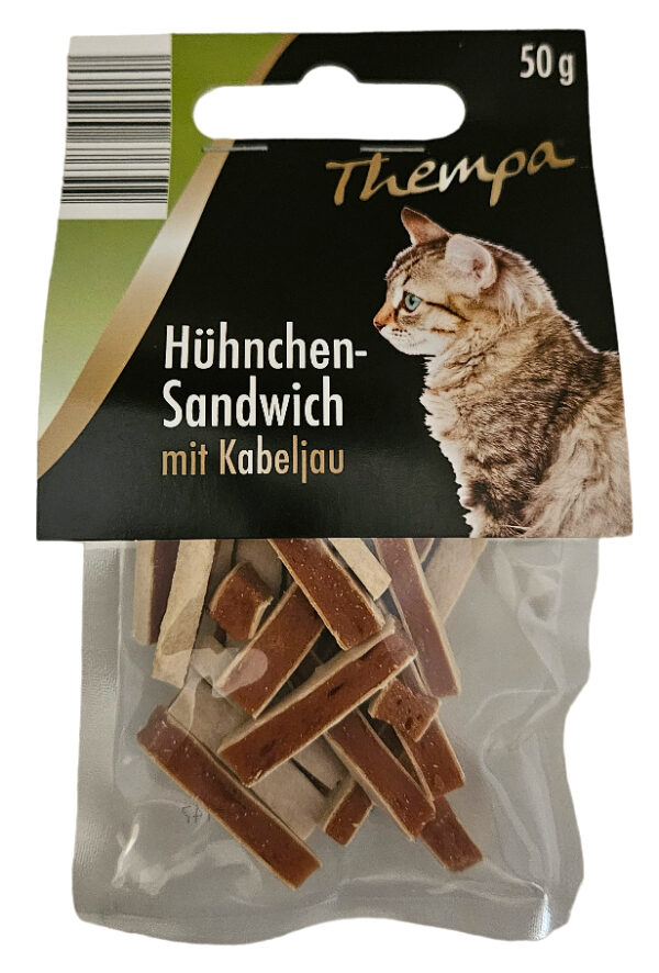 Thempa Hähnchen Sandwich Kabeljau 50g